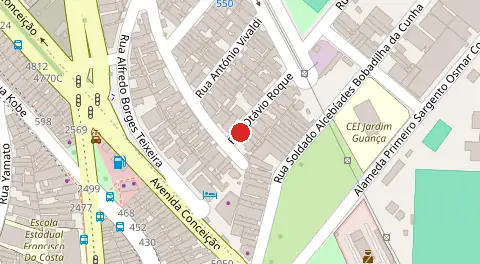 Mapa da localização