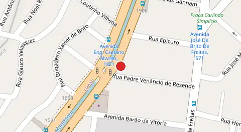 Mapa da localização