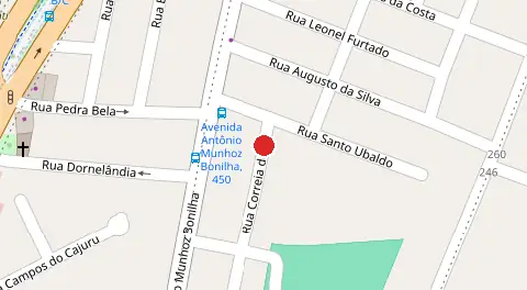Mapa da localização