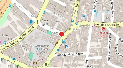 Mapa da localização