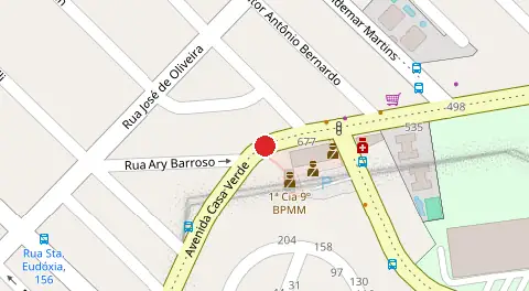 Mapa da localização