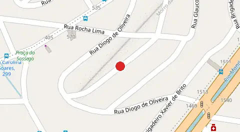 Mapa da localização