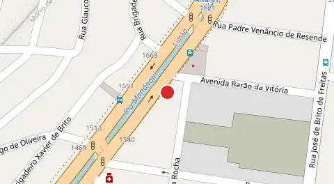 Mapa da localização