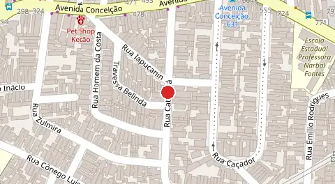 Mapa da localização