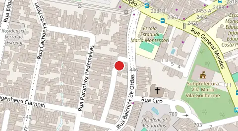 Mapa da localização