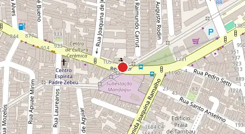 Mapa da localização