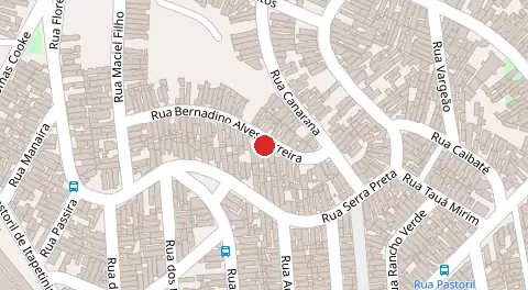 Mapa da localização
