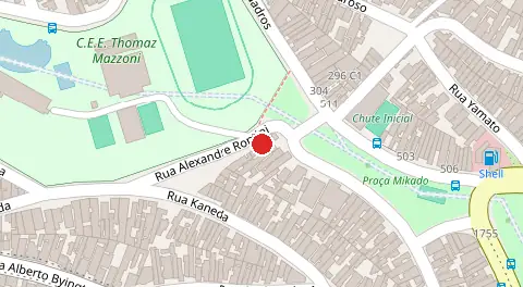Mapa da localização