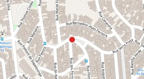 Mapa da localização