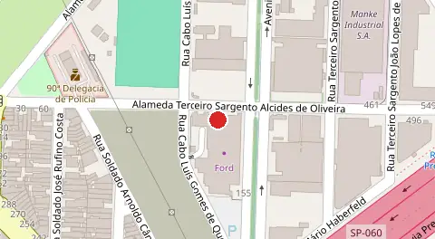 Mapa da localização