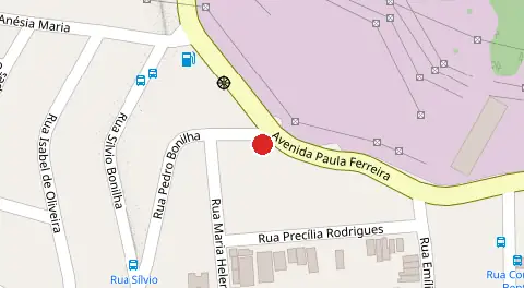 Mapa da localização