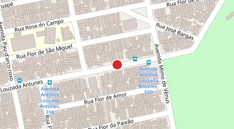 Mapa da localização
