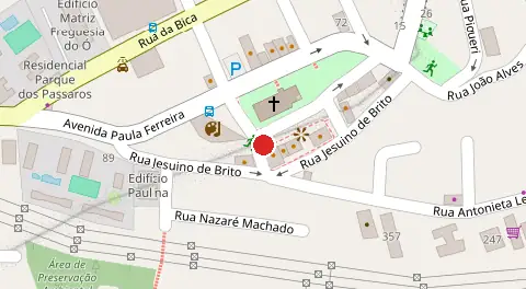 Mapa da localização