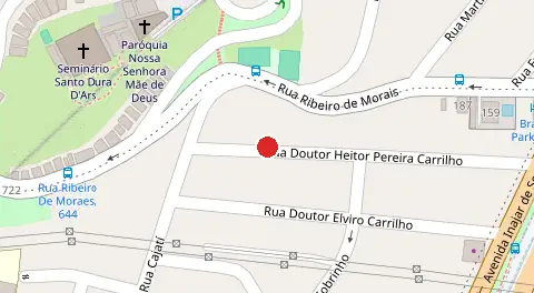 Mapa da localização