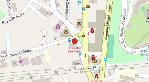 Mapa da localização