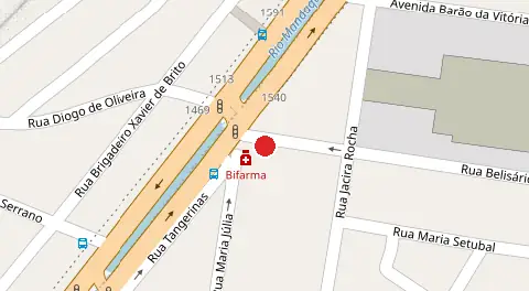 Mapa da localização