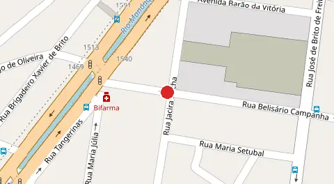 Mapa da localização