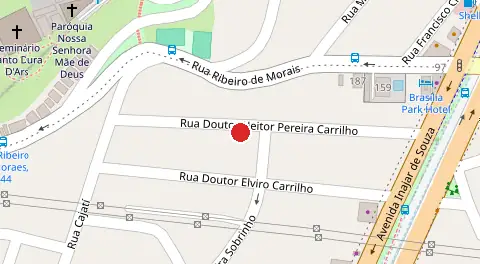 Mapa da localização