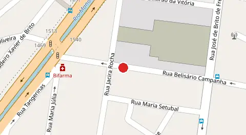 Mapa da localização