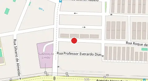 Mapa da localização