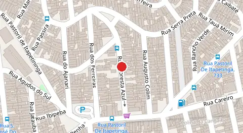 Mapa da localização