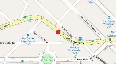 Mapa da localização