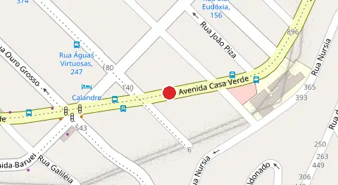 Mapa da localização