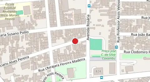 Mapa da localização