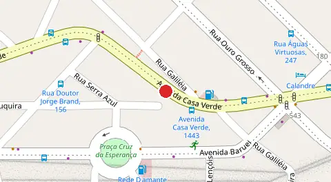 Mapa da localização
