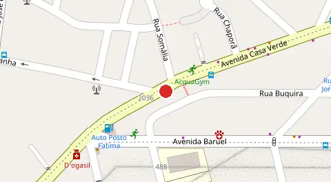 Mapa da localização