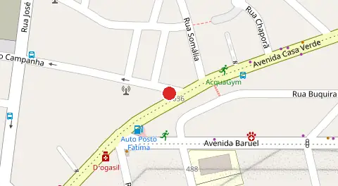 Mapa da localização