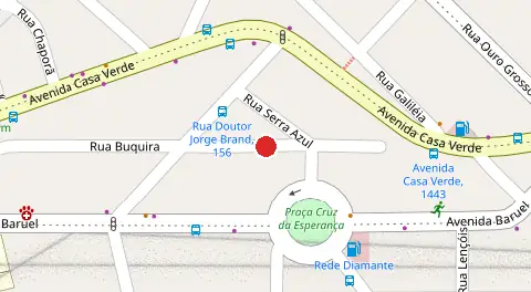 Mapa da localização