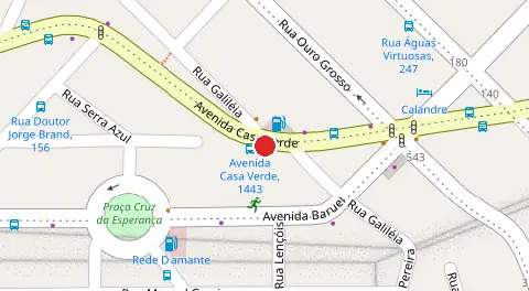 Mapa da localização