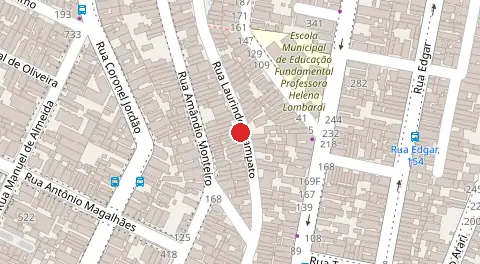 Mapa da localização