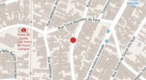 Mapa da localização