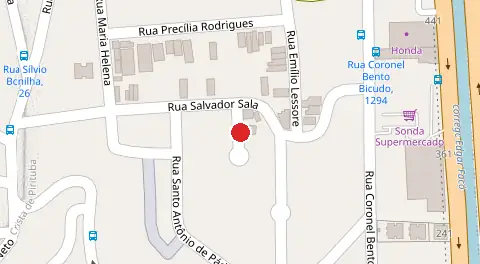 Mapa da localização