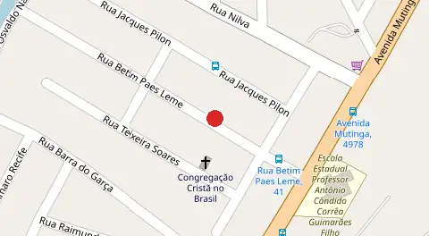 Mapa da localização