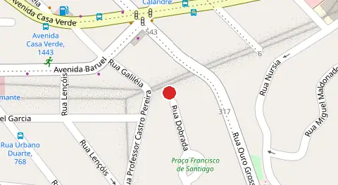 Mapa da localização