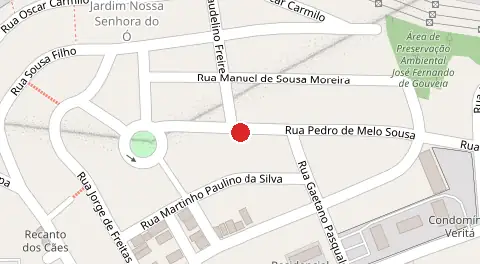 Mapa da localização