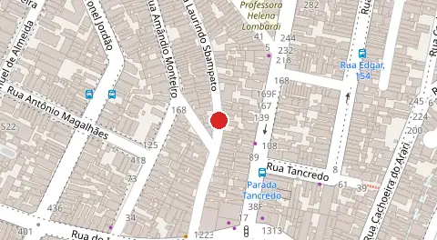 Mapa da localização
