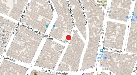 Mapa da localização