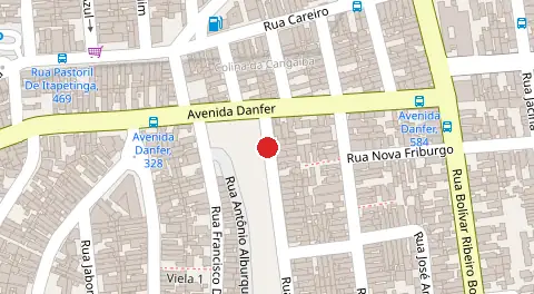 Mapa da localização