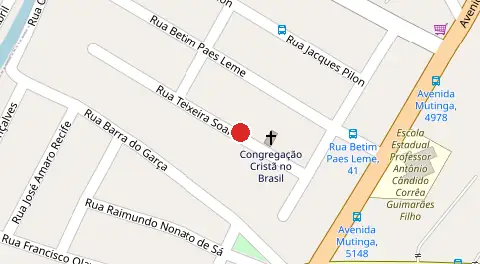 Mapa da localização