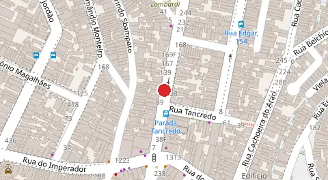 Mapa da localização
