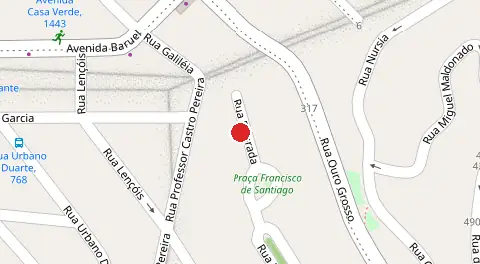 Mapa da localização