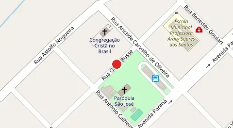Mapa da localização
