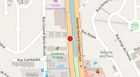 Mapa da localização