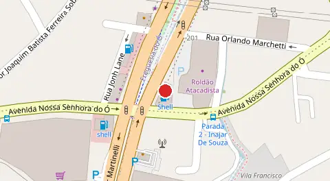 Mapa da localização