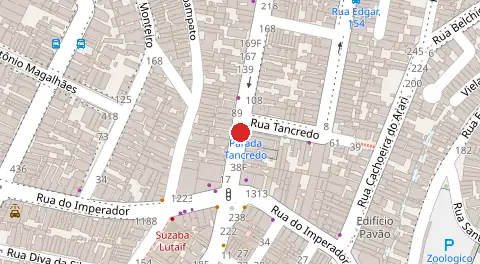 Mapa da localização