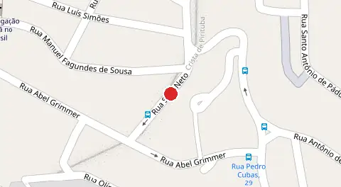 Mapa da localização